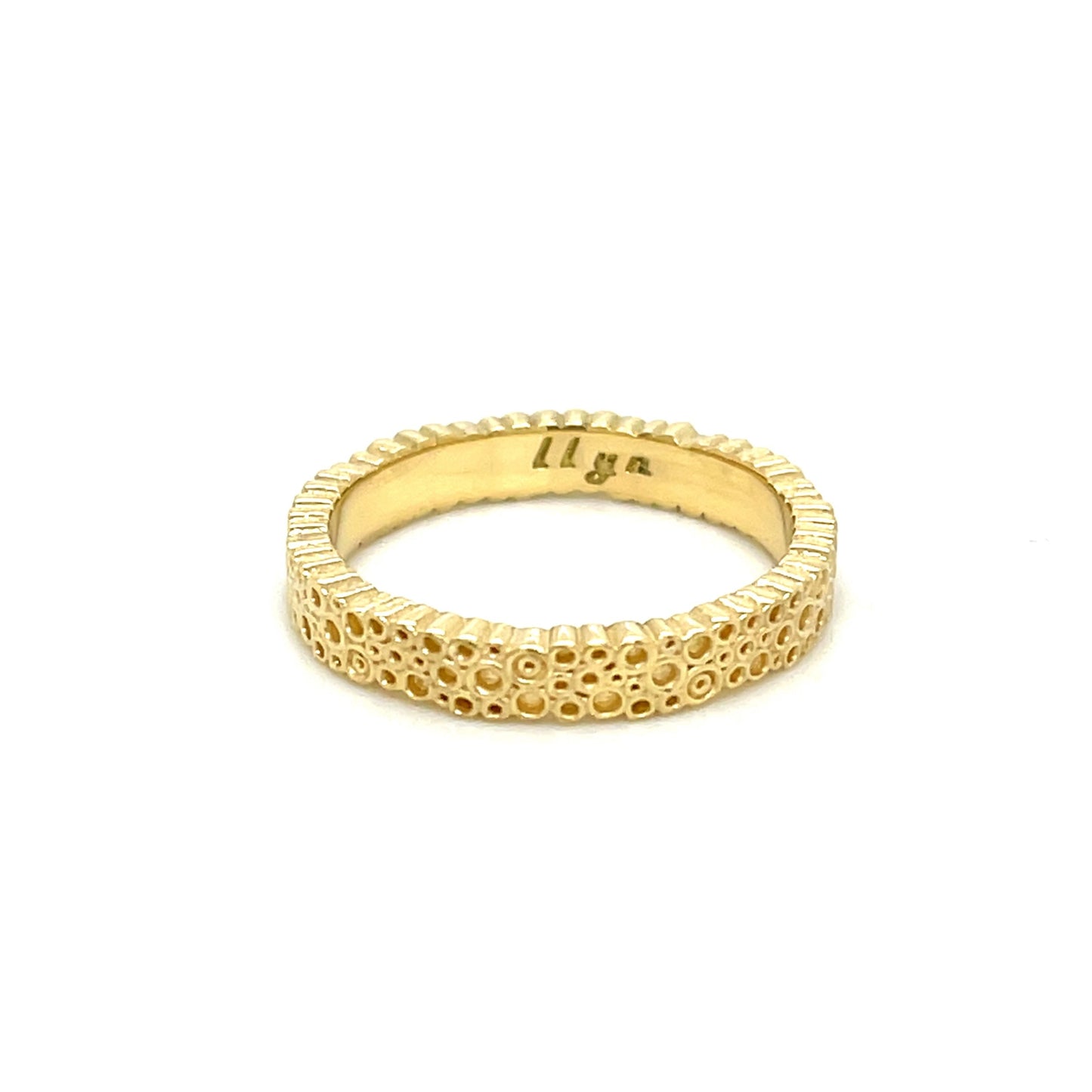 18k Yellow Gold "O" Style Ring