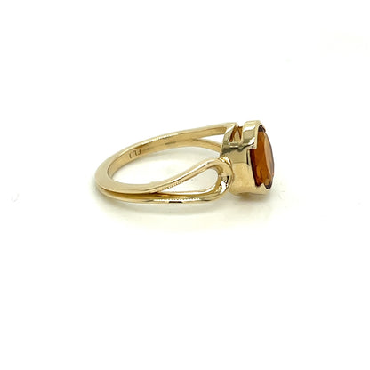 Oval Citrine Ring