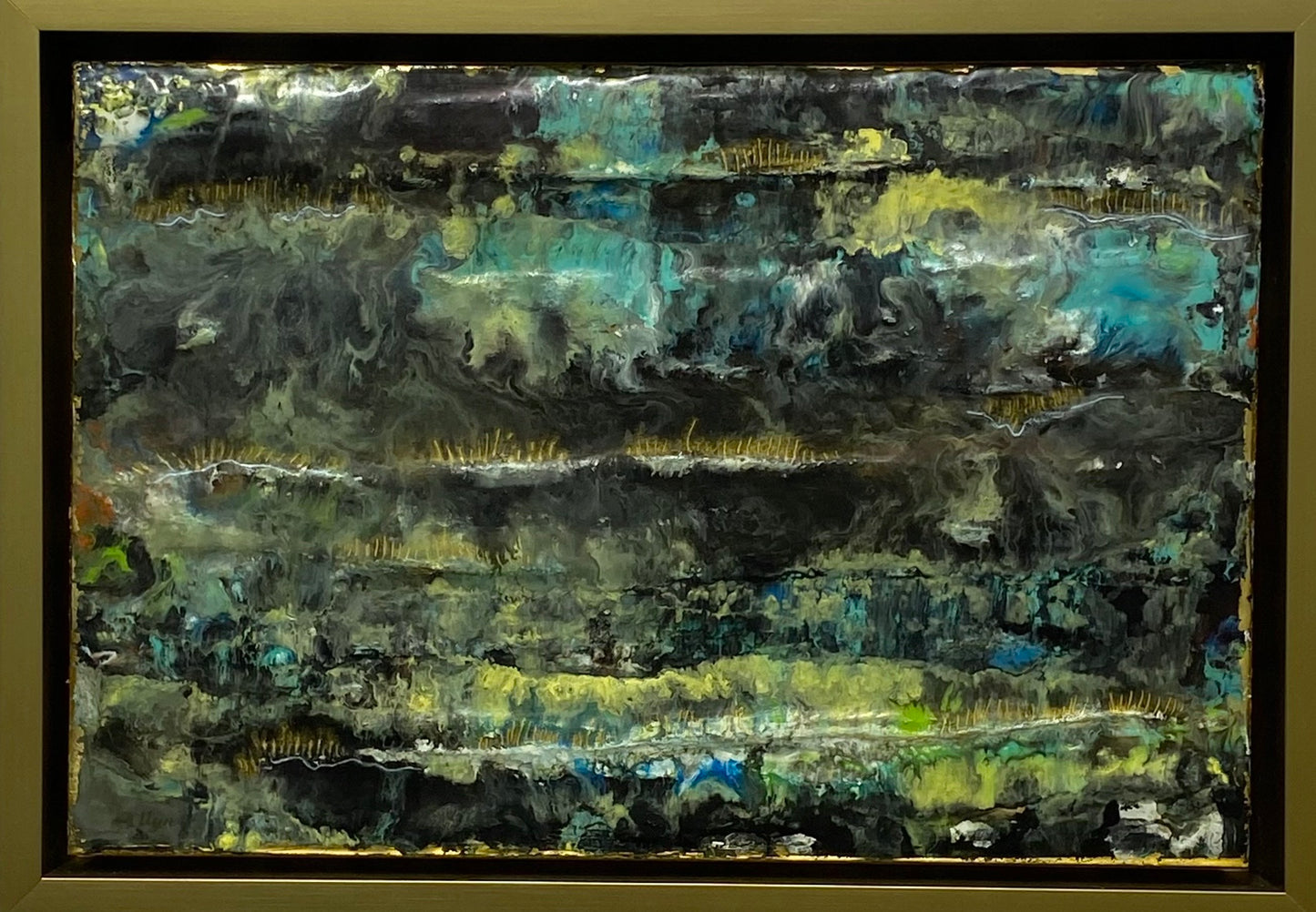 "Black Gold Opaline"