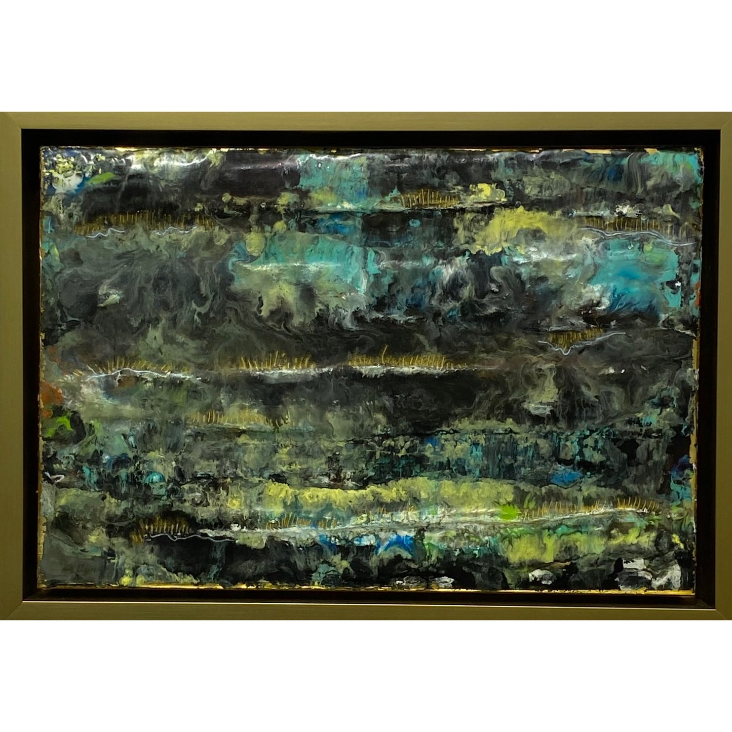 "Black Gold Opaline"