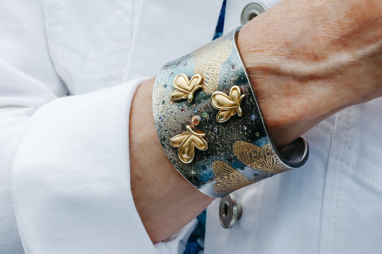 "Strong Transformation" Butterfly Cuff