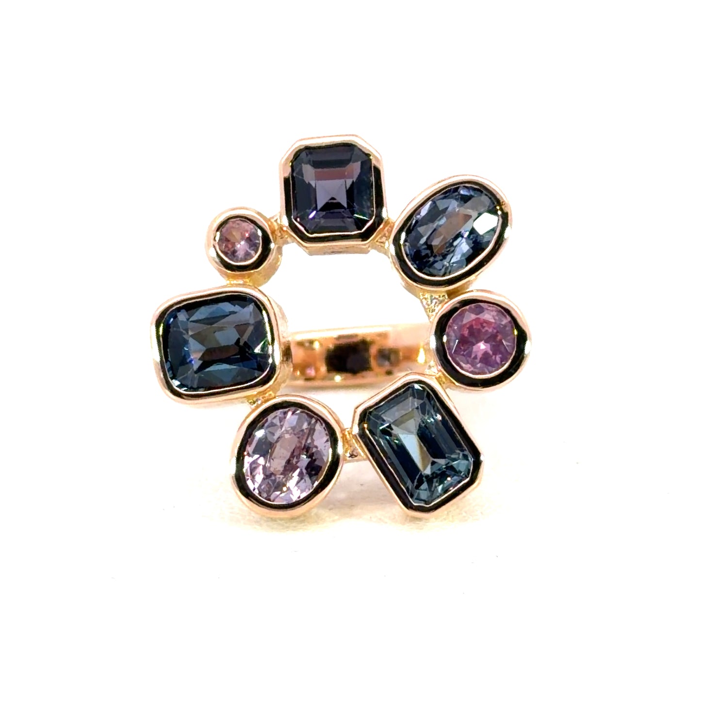 18k Rose Gold Spinel Rose Ring