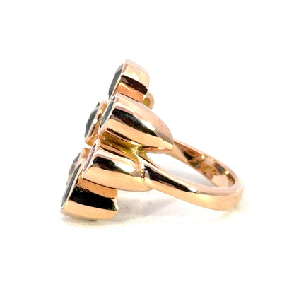 18k Rose Gold Spinel Rose Ring