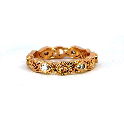 18k Rose Gold "Strong Pair" Band