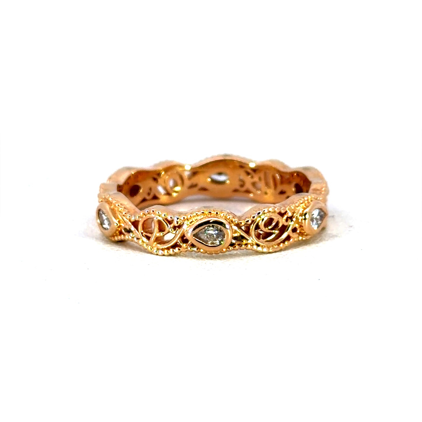 18k Rose Gold "Strong Pair" Band