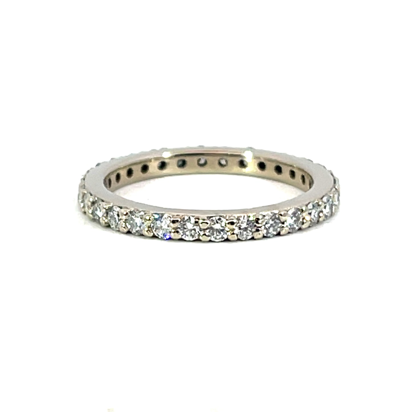 18k White Gold Diamond Anniversary Band