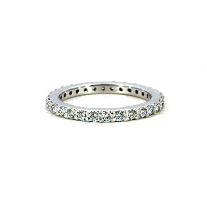 18k White Gold FVS Diamond Anniversary Band
