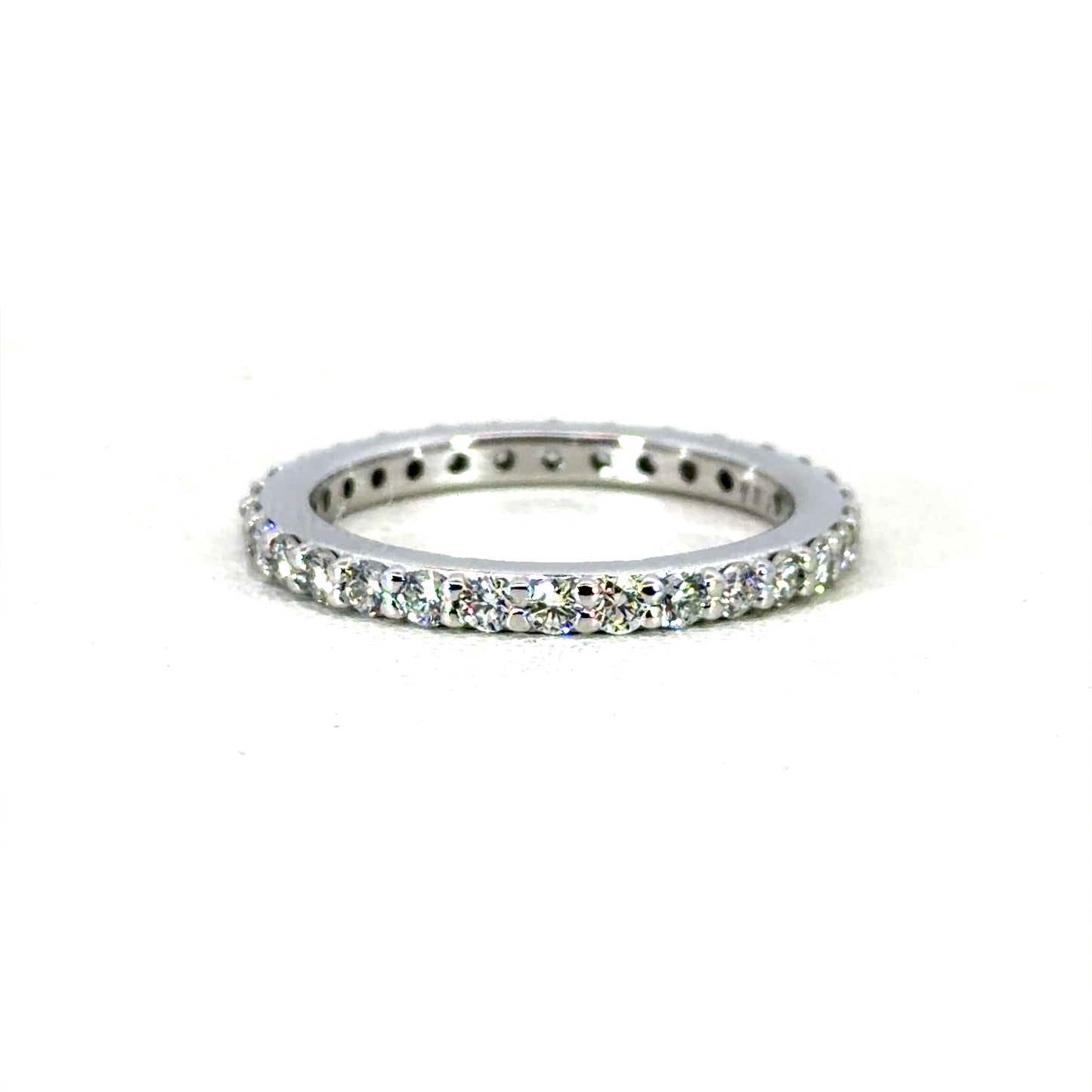 18k White Gold FVS Diamond Anniversary Band