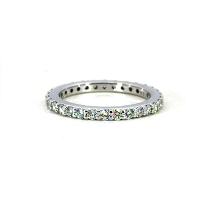 18k White Gold FVS Diamond Anniversary Band