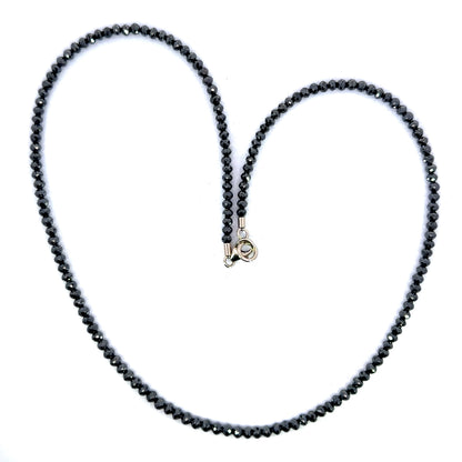 27.99ct Black Diamond Necklace with a Yellow Gold Clasp