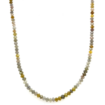 43.55ct Yellow and Grey Multicolored Diamond Necklace