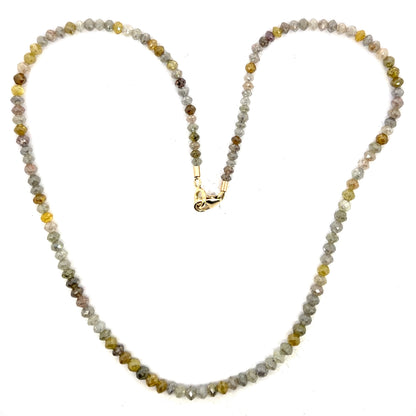43.55ct Yellow and Grey Multicolored Diamond Necklace