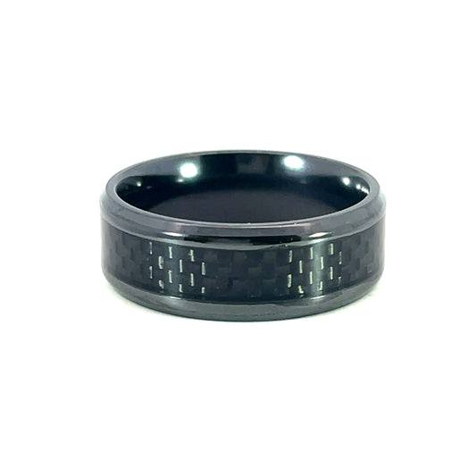 Carbon Fiber Black Titanium Band