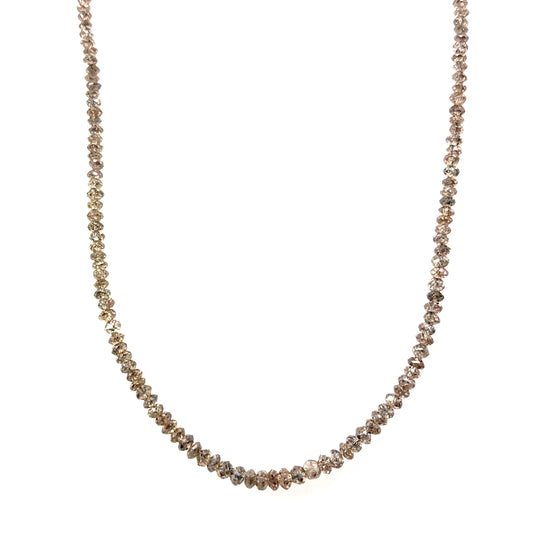 Champagne Diamond Strand with 18k Rose Gold Clasp