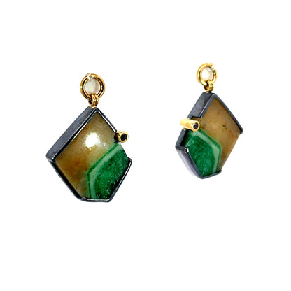Emerald in Matrix Earring Jackets