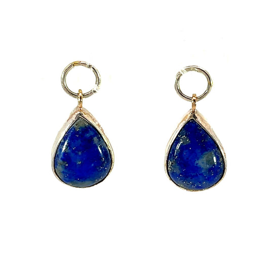 Sterling Silver Lapis Earring Jackets