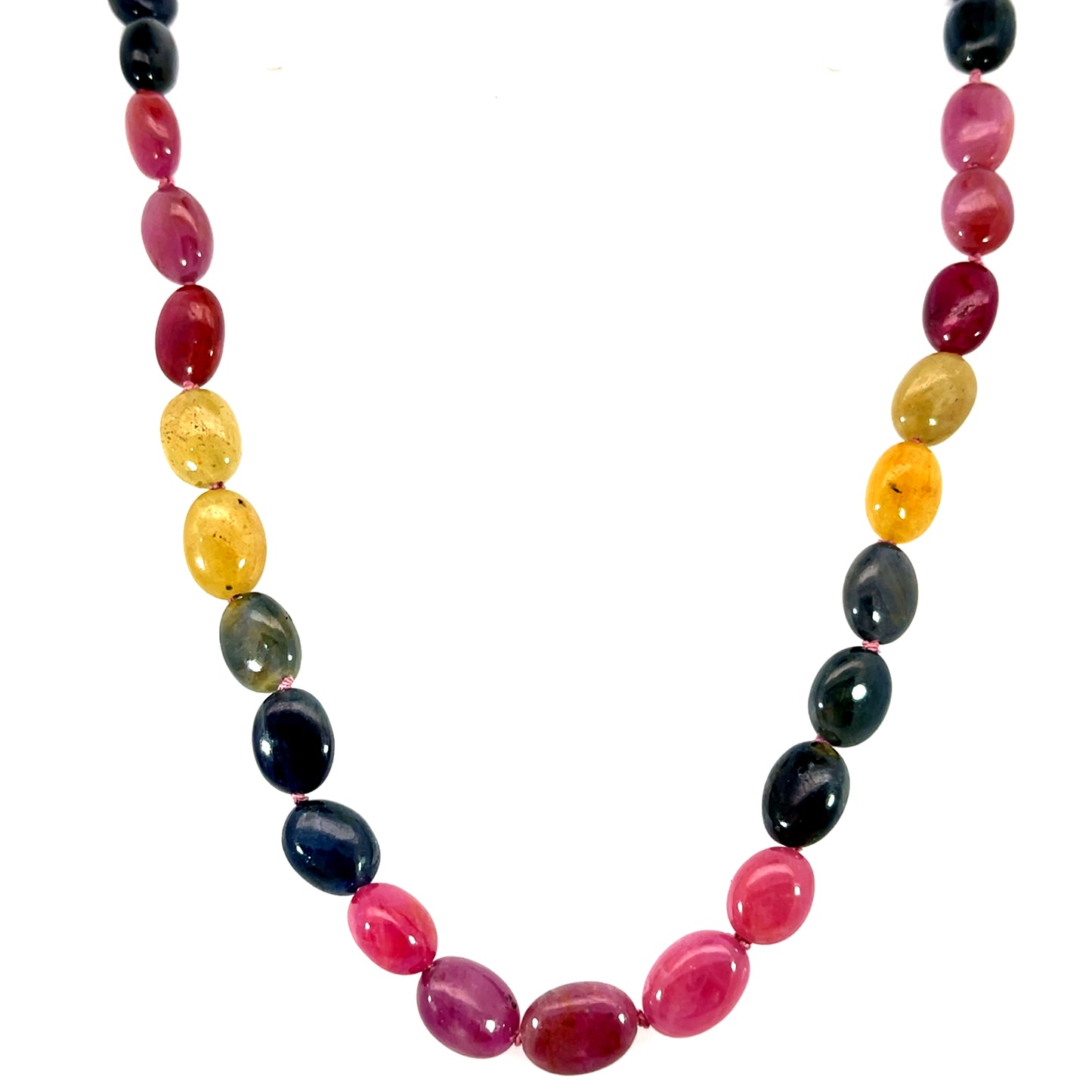 Multicolor Sapphire Modullyn Necklace