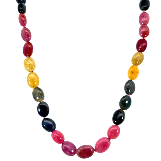Multicolor Sapphire Modullyn Necklace