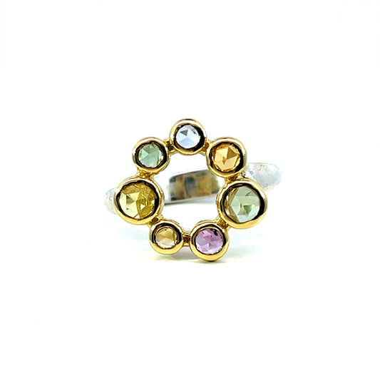 Sapphire Rose Ring
