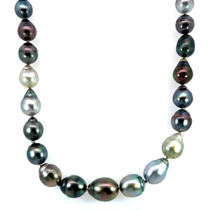 Baroque Tahitian Pearl Necklace with "Modullyn" Self Clasp
