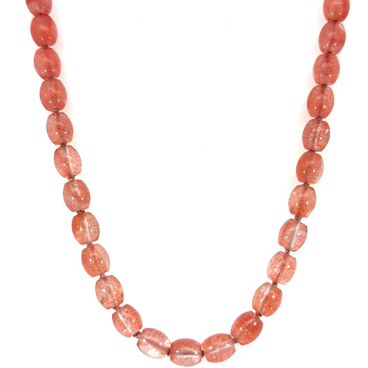 Strawberry Quartz "Modullyn" Necklace