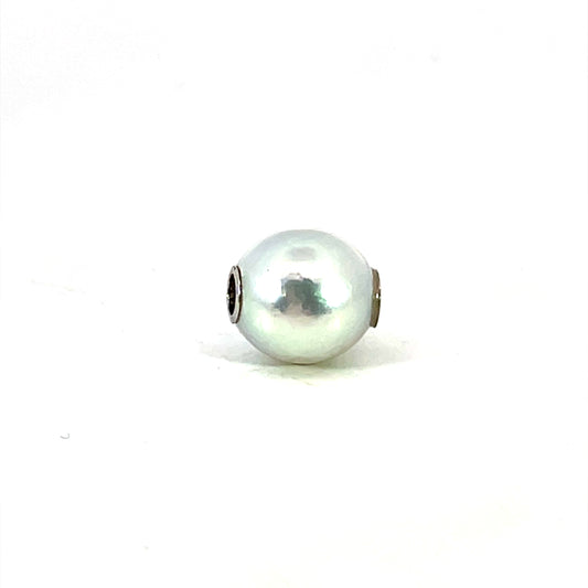 Akoya Pearl Clasp with 18k White Gold