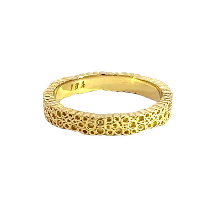 18k Yellow Gold "O" Style Wedding Band