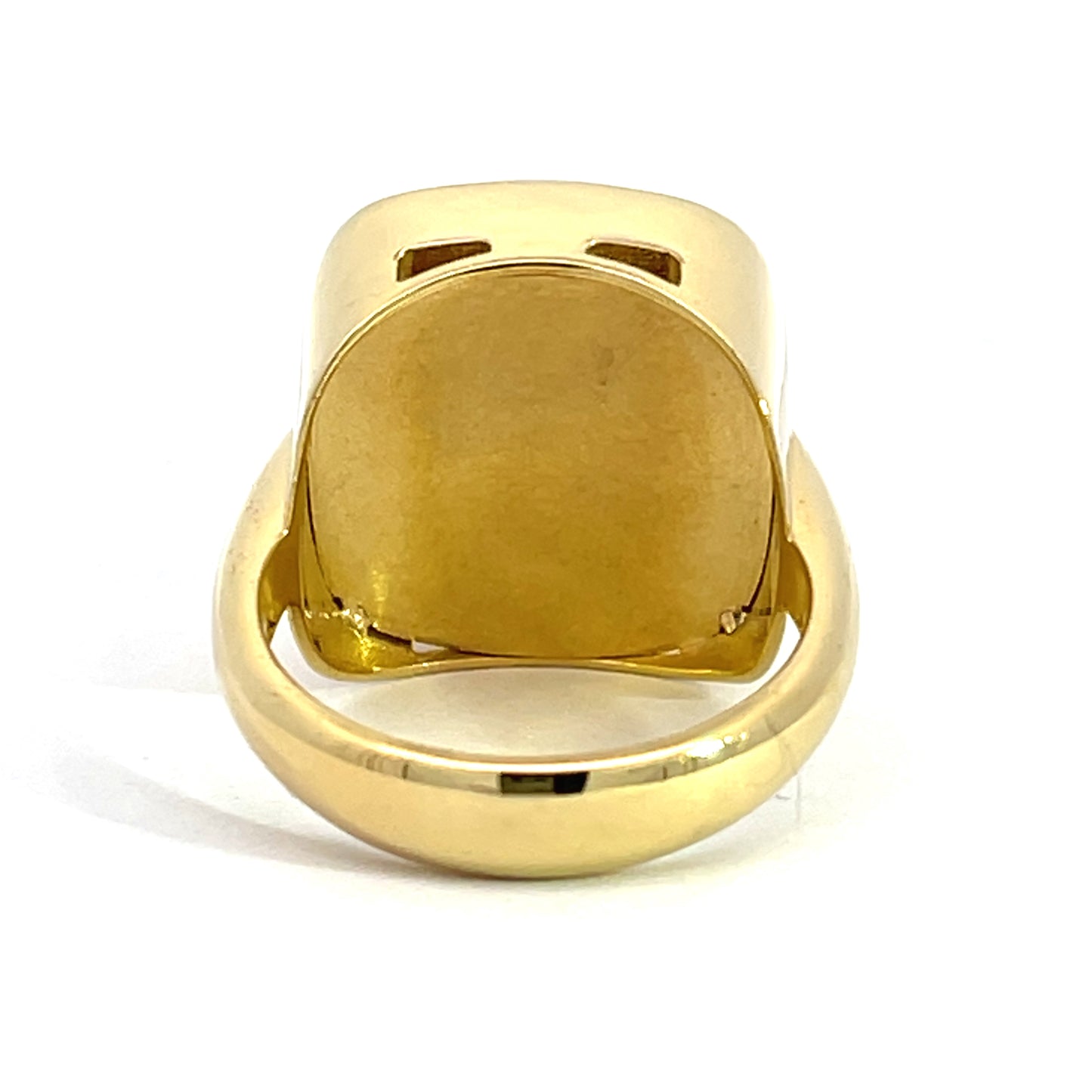 18k Yellow Gold Rutilated Quartz Ring