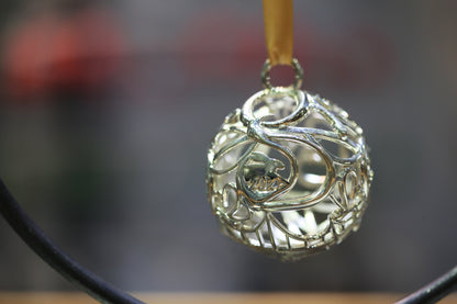 2021 Greenville Sphere Ornament in Sterling Silver