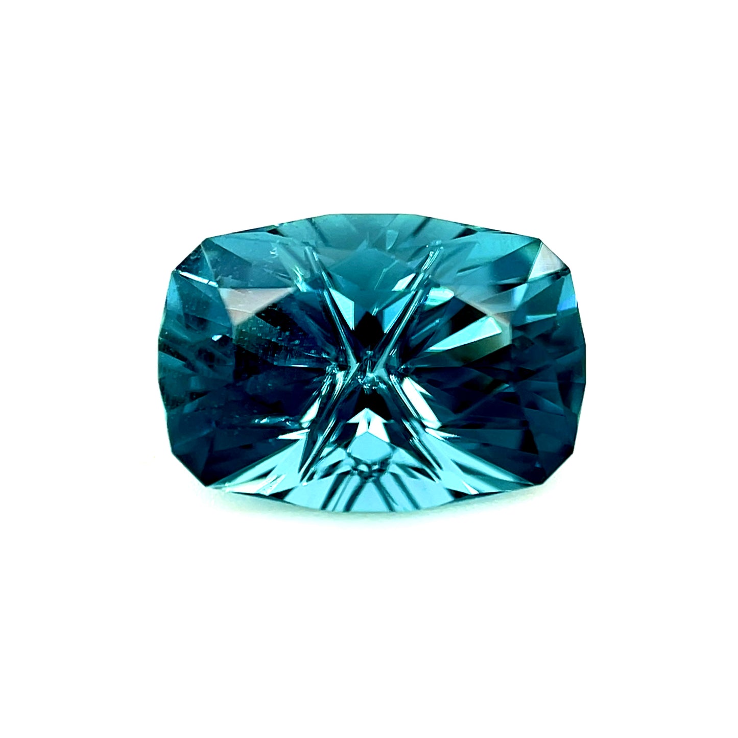 3.50 Carat Larry Woods Cut Indicolite Tourmaline