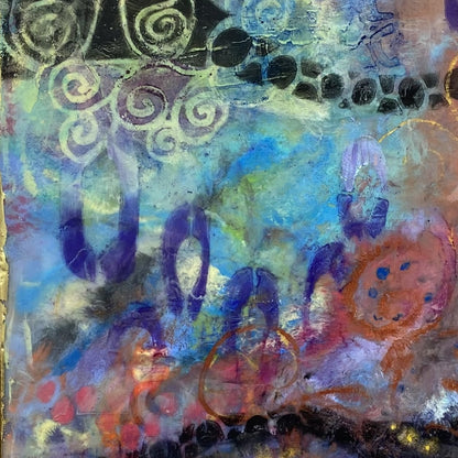 "Layers" Encaustic Painting