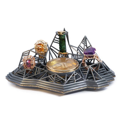 "Munsteiners Wald Am See" Table Top Sculpture with Removable Jewelry