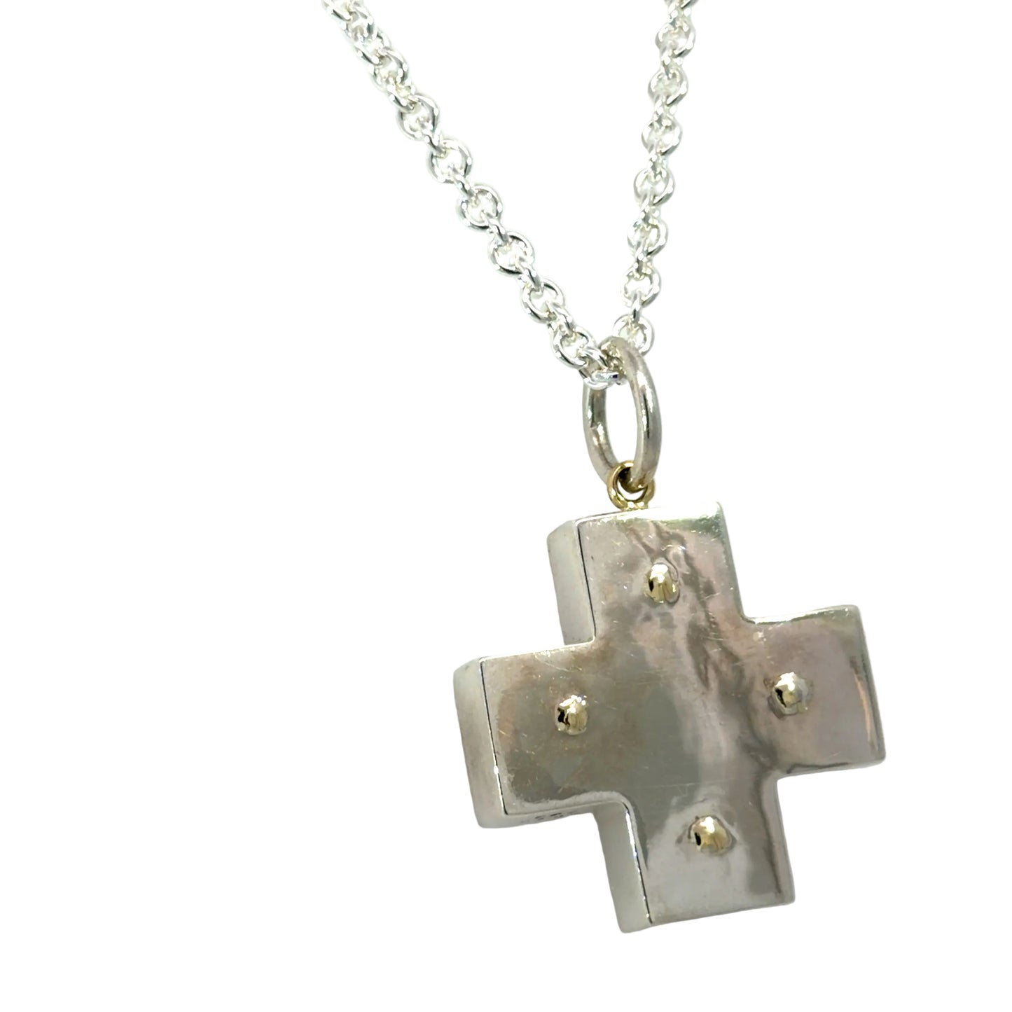 Sterling Silver Iron Cross Pendant