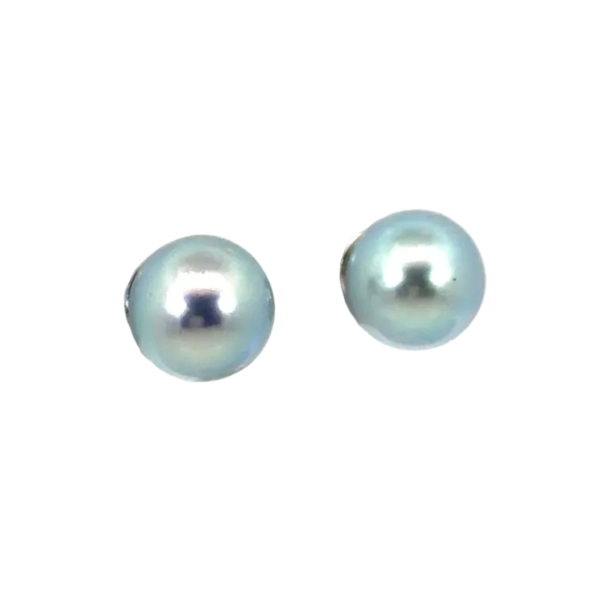 18k White Gold Akoya Pearl Studs