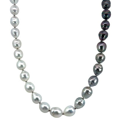 Ombre Grayscale Baroque Pearl Strand