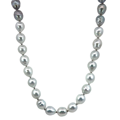 Ombre Grayscale Baroque Pearl Strand