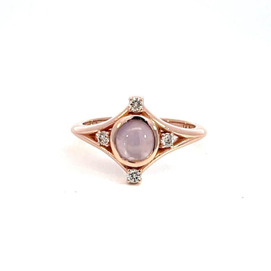 14k Rose Gold Star Sapphire Ring by Faron Justice
