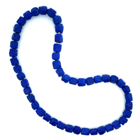 Modullyn Lapis Nugget Strand with 18k Yellow Gold Keys