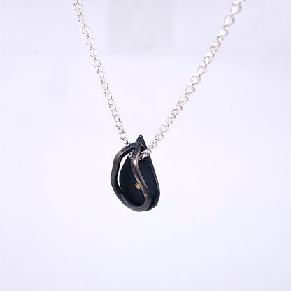Custom Jewelry, Small Teardrop Necklace, Faron Justice, Greenville, South Carolina