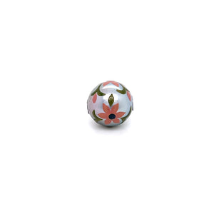 Custom jewelry, pink flower maki-e pearl clasp, llyn strong, Greenville, SC