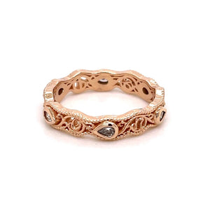 18k Rose Gold "Strong Pair" Band