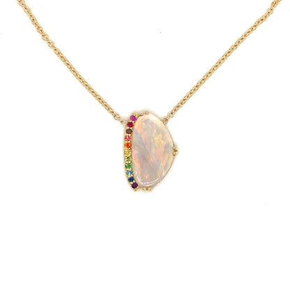 Rainbow Opal Necklace