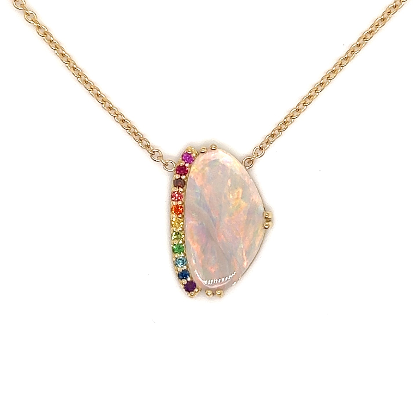 Rainbow Opal Necklace