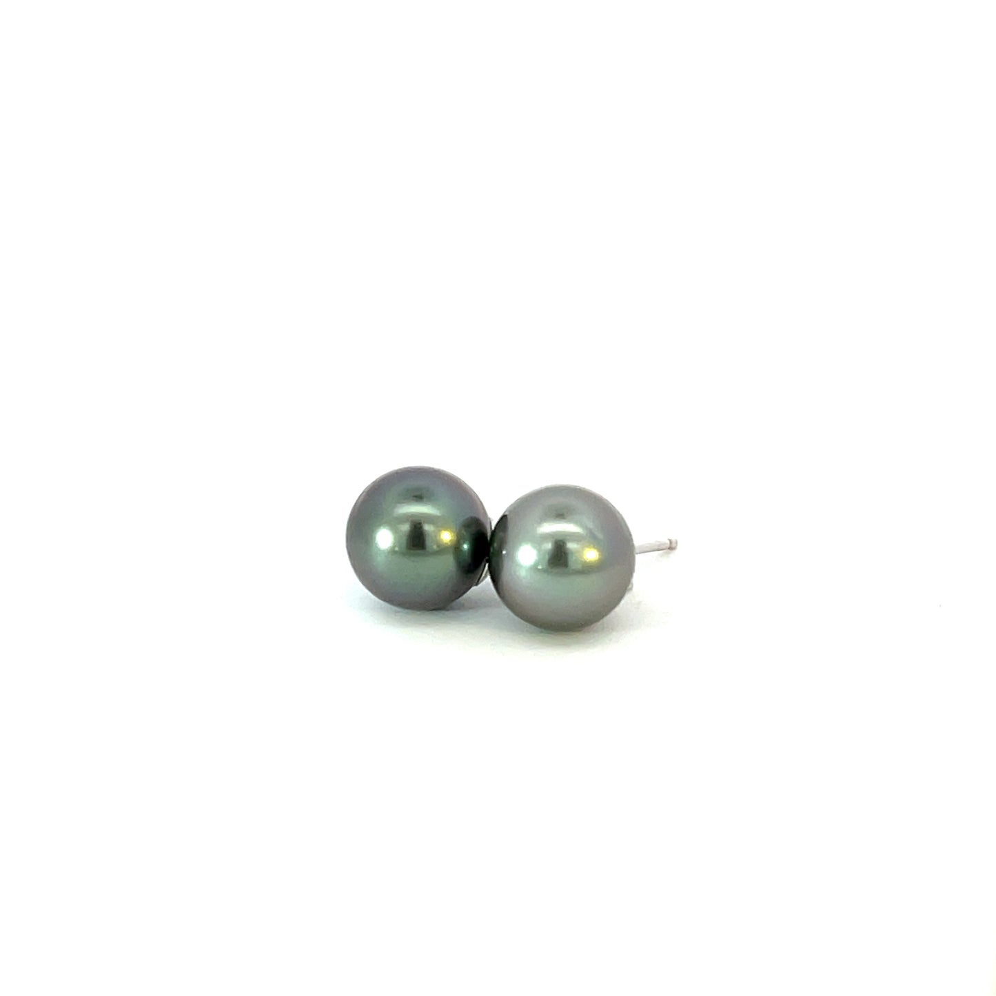 9mm Gray South Sea Pearl Studs