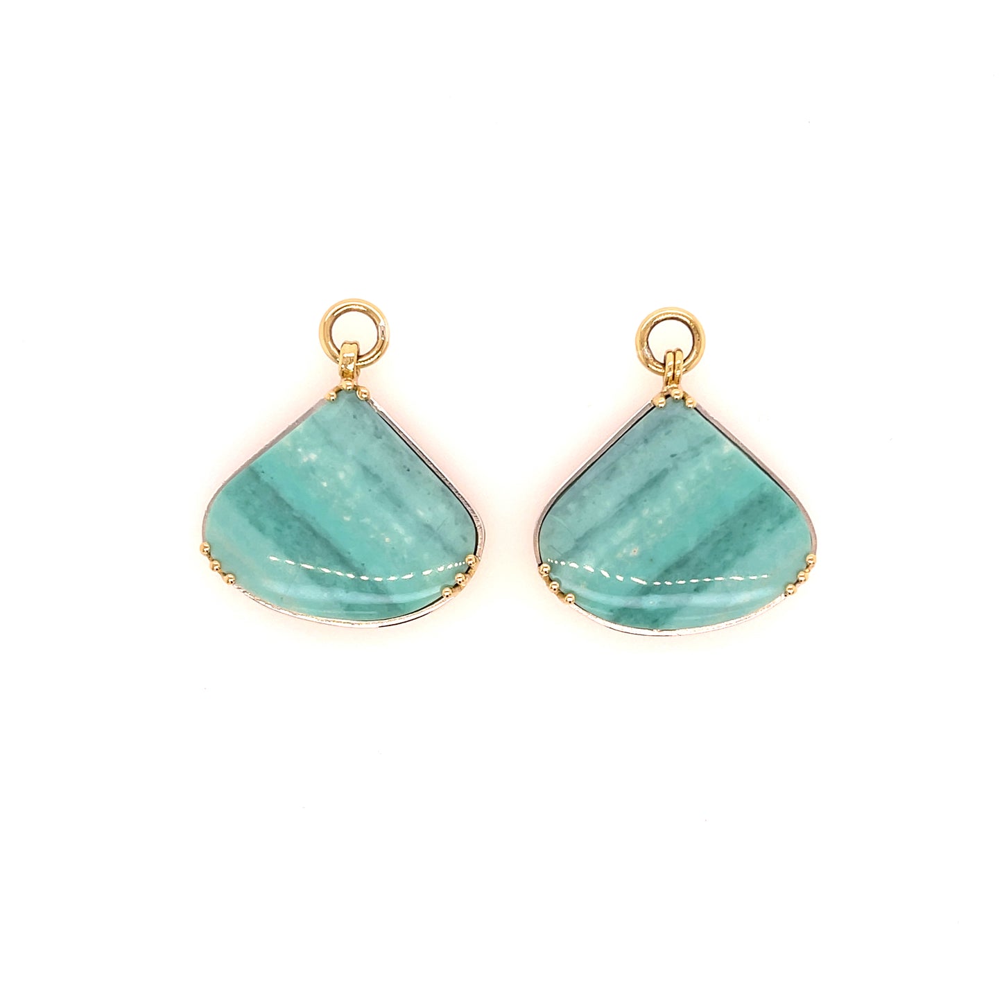 Petrified Opal Earring Jackets