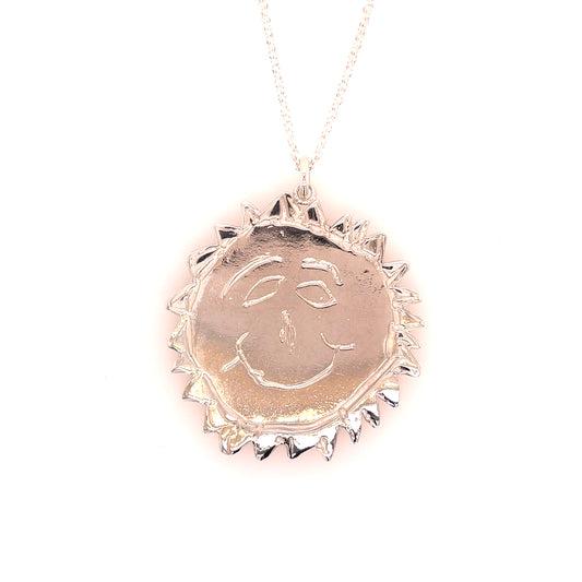 STERLING SILVER "SUN" NECKLACE