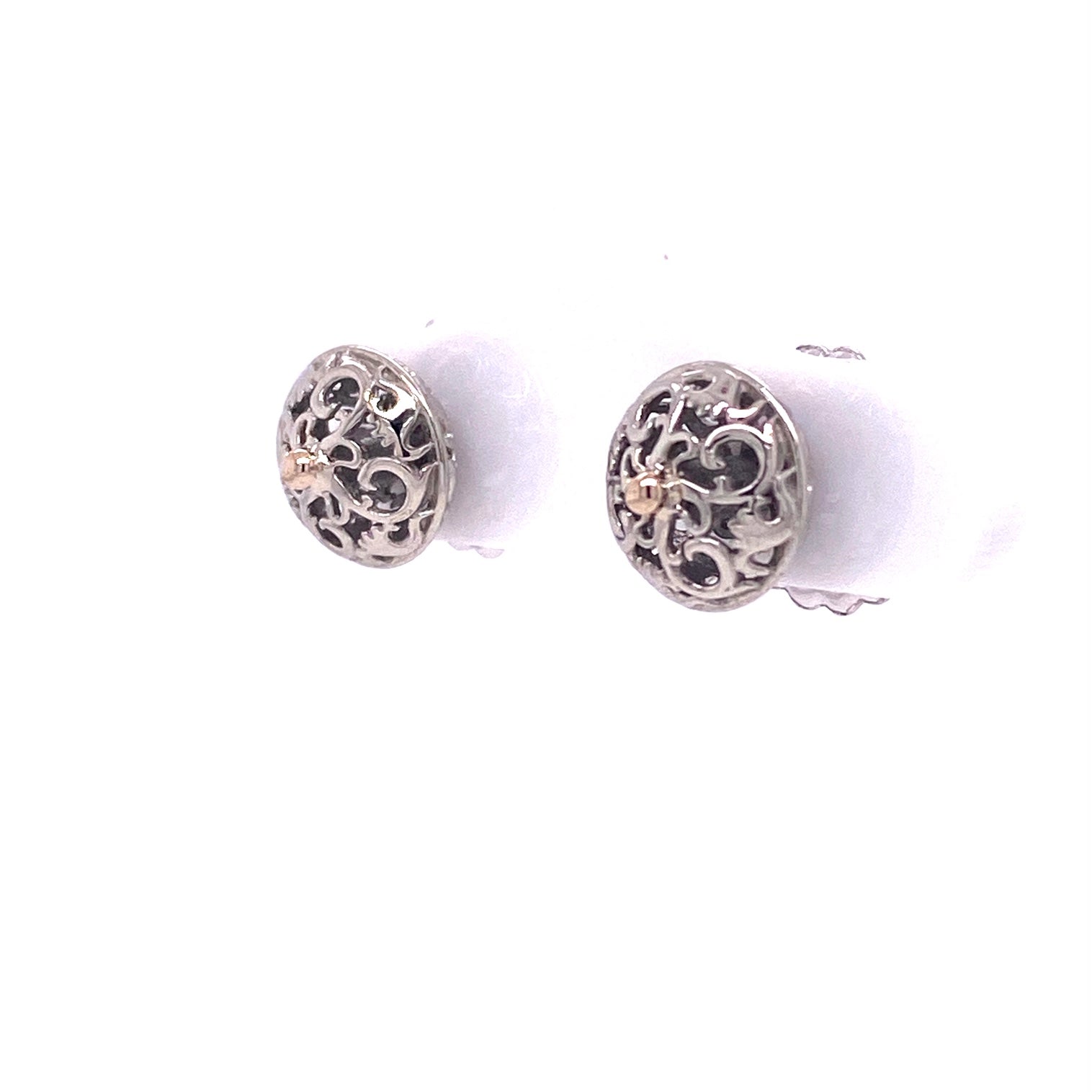 Custom Jewelry, earrings, white gold, studs, llyn strong, Greenville, South Carolina