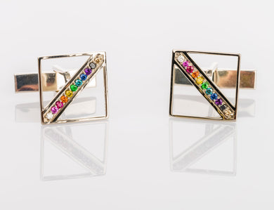 Custom Jewelry, Equality Cufflinks, Sydney Strong, Greenville, South Carolina
