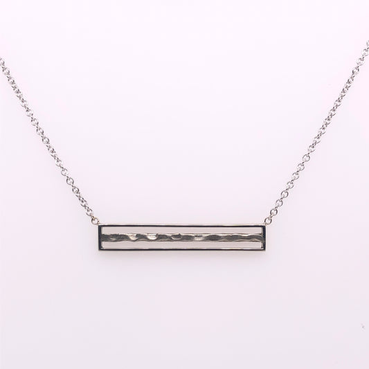 Custom jewelry, Hammered bar necklace, Sydney Strong, Greenville, South Carolina