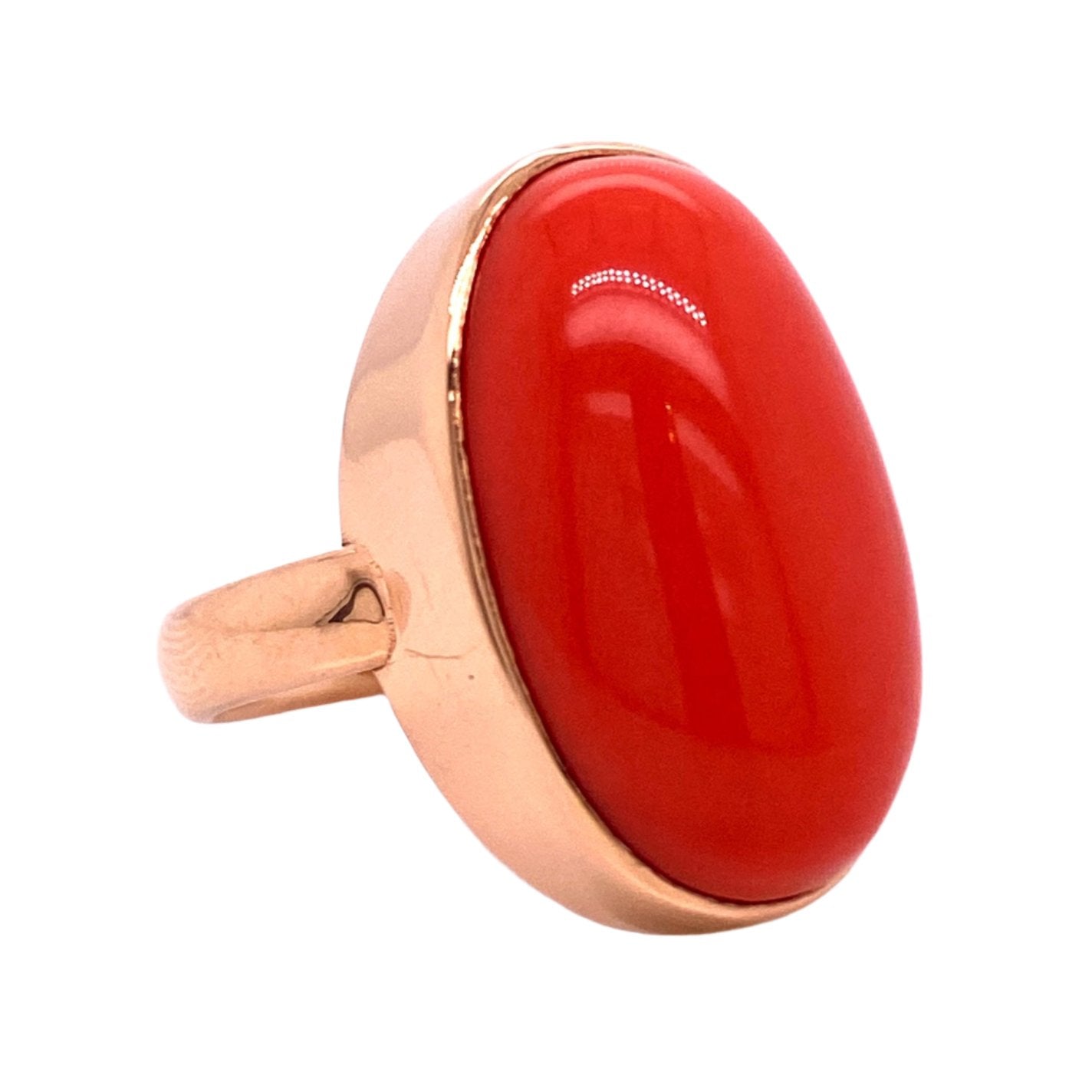 custom jewelry, gold, coral, ring, llyn strong, greenville, south carolina
